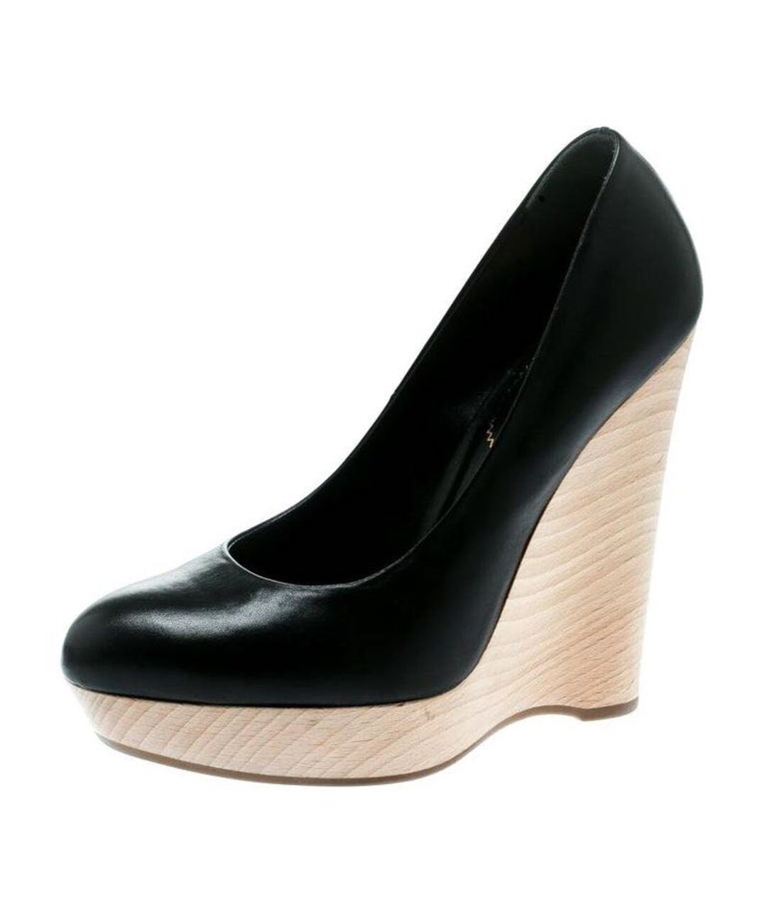 SAINT LAURENT Черные кожаные туфли, фото 9