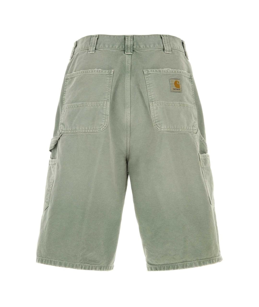 CARHARTT WIP Зеленые хлопковые шорты, фото 2