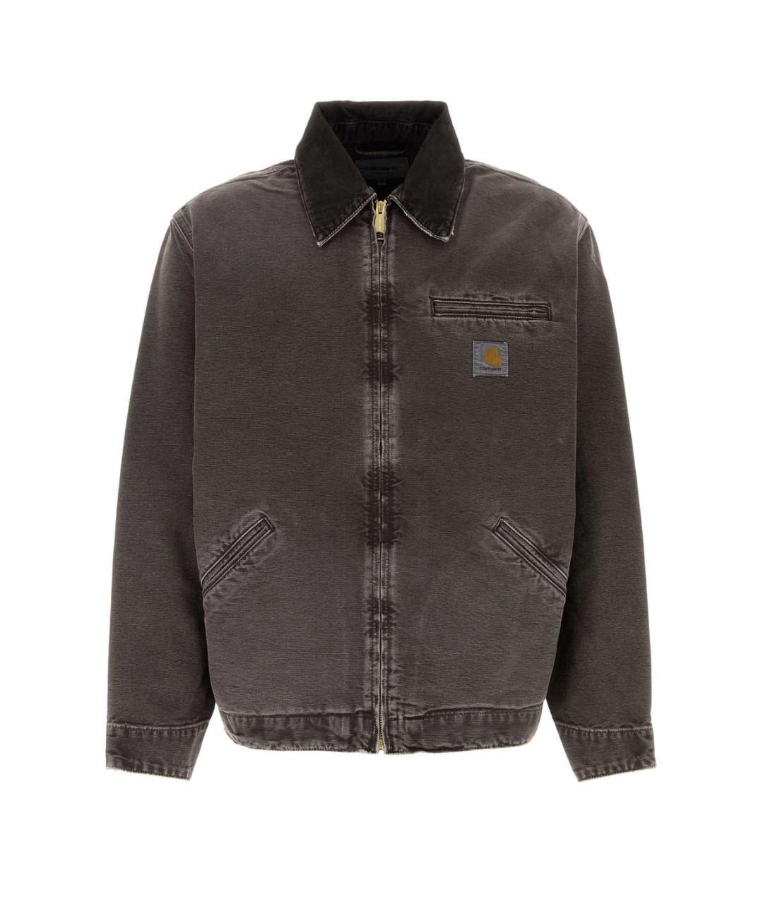 CARHARTT WIP Коричневая хлопковая куртка, фото 1