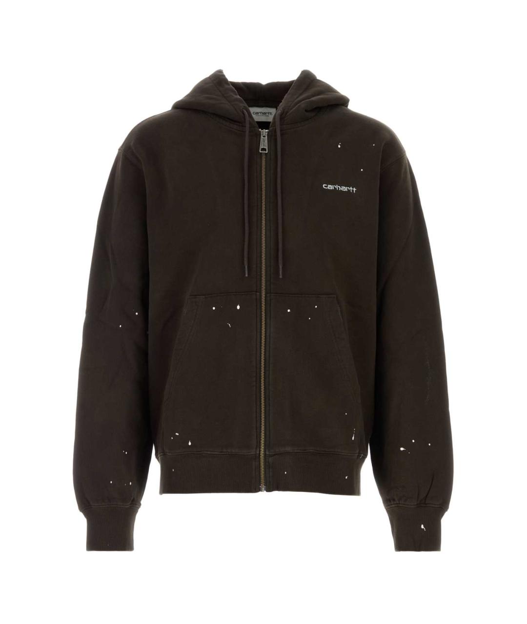 CARHARTT WIP Коричневая хлопковая куртка, фото 1