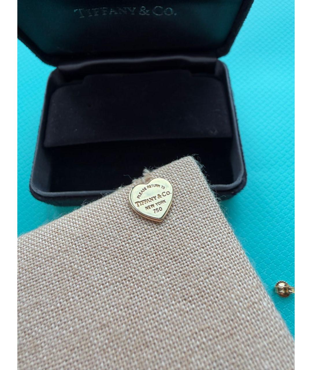 TIFFANY&CO Золотые серьги из желтого золота, фото 5