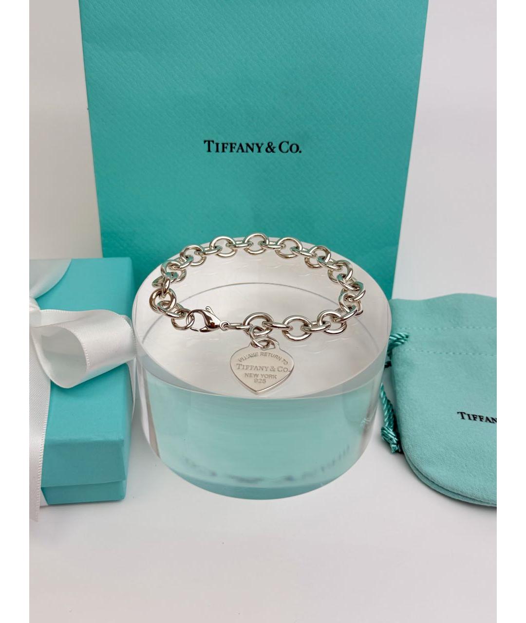 TIFFANY&CO Серебряный серебряный браслет, фото 3
