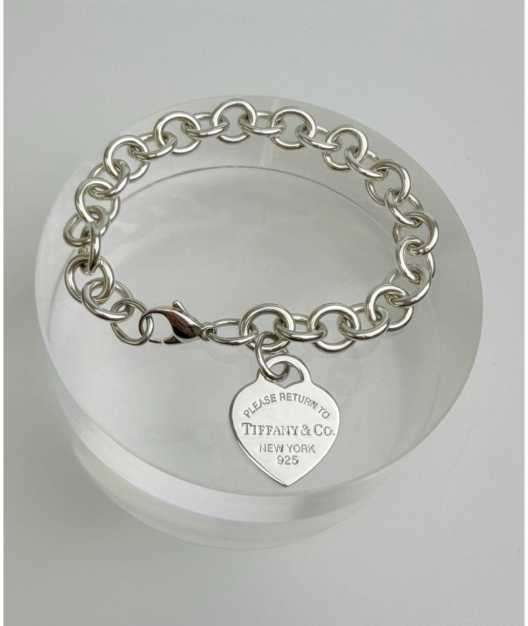 TIFFANY&CO Серебряный серебряный браслет, фото 4