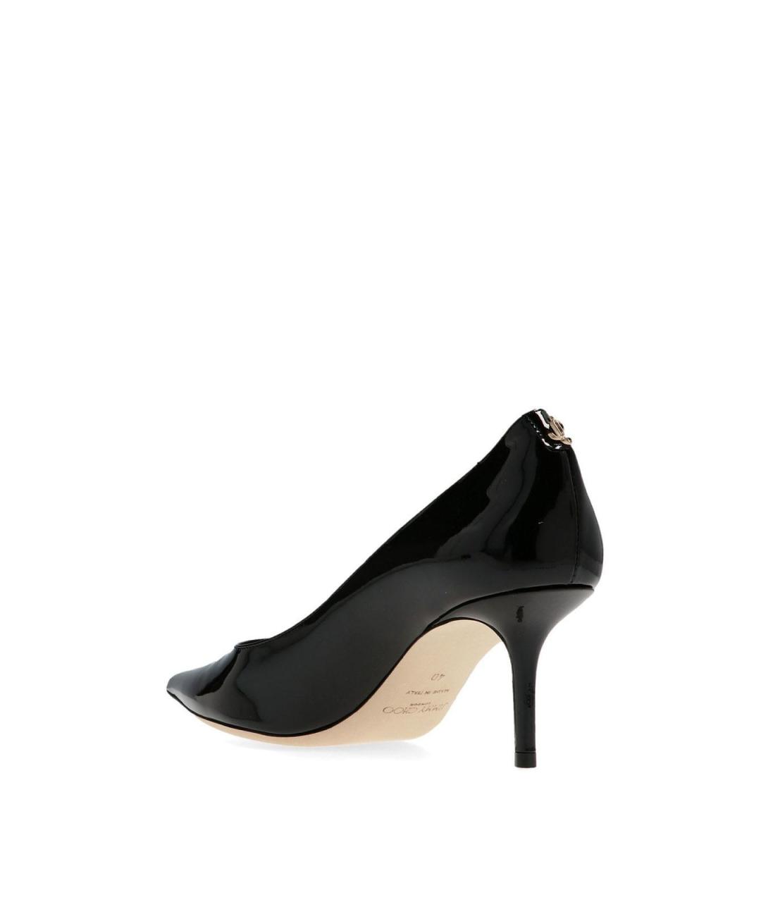 JIMMY CHOO Черные кожаные туфли, фото 2