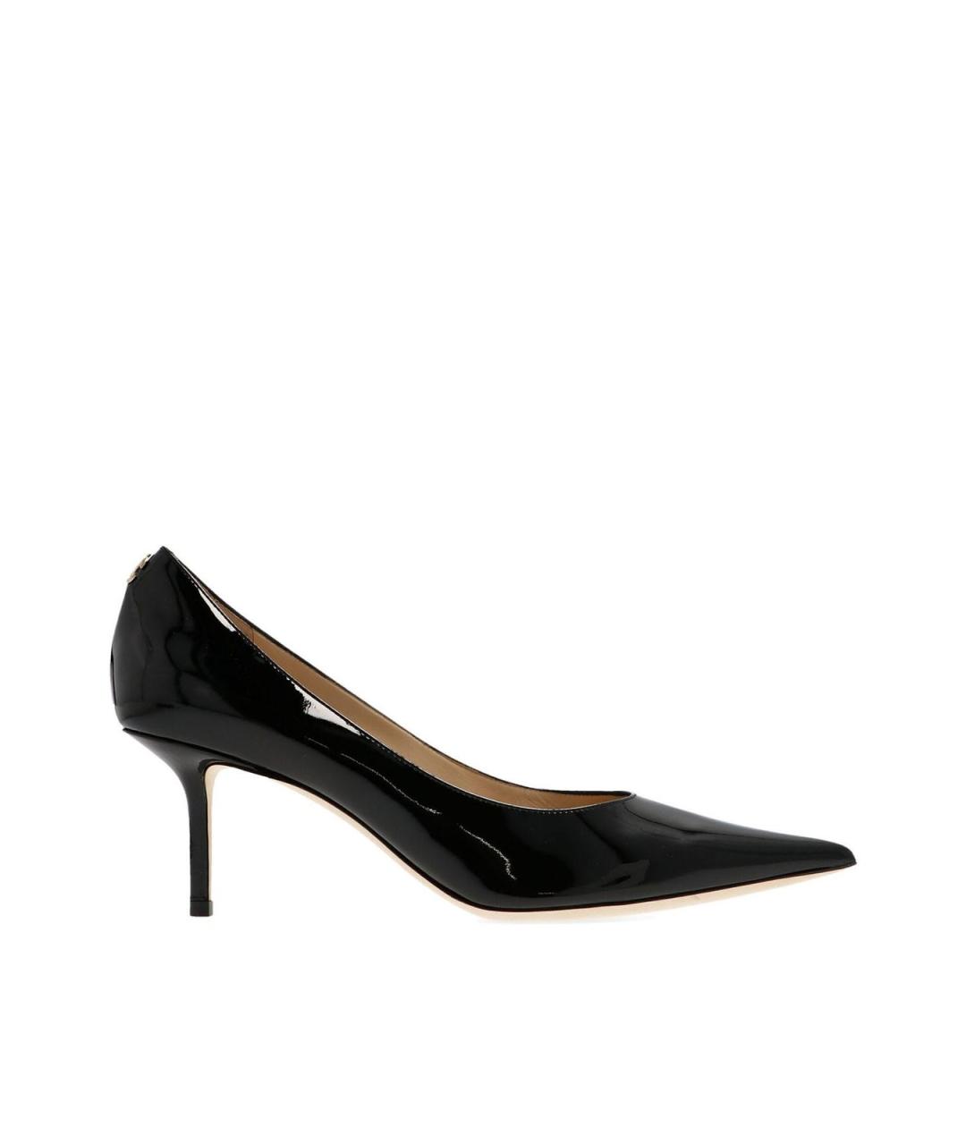 JIMMY CHOO Черные кожаные туфли, фото 1