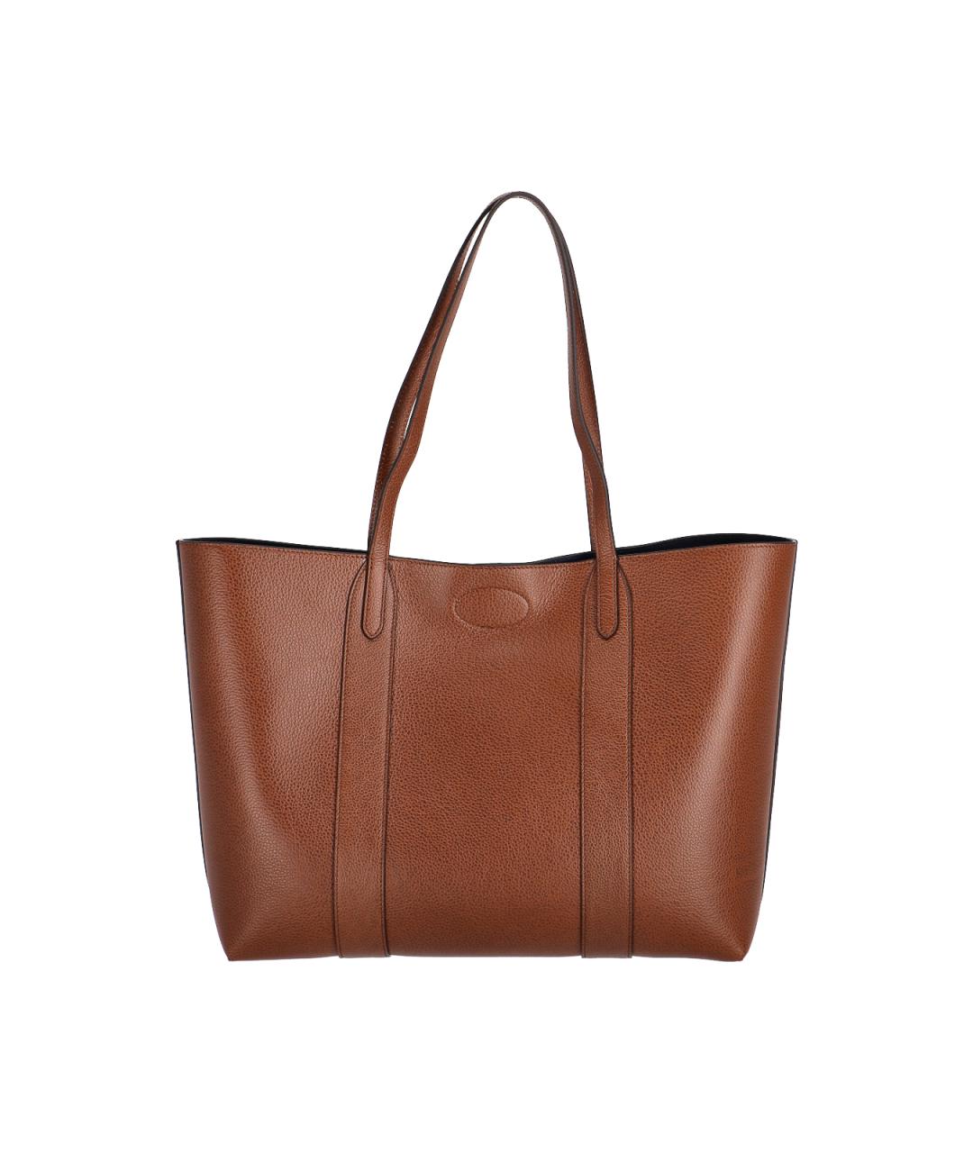 MULBERRY Коричневая кожаная сумка тоут, фото 3