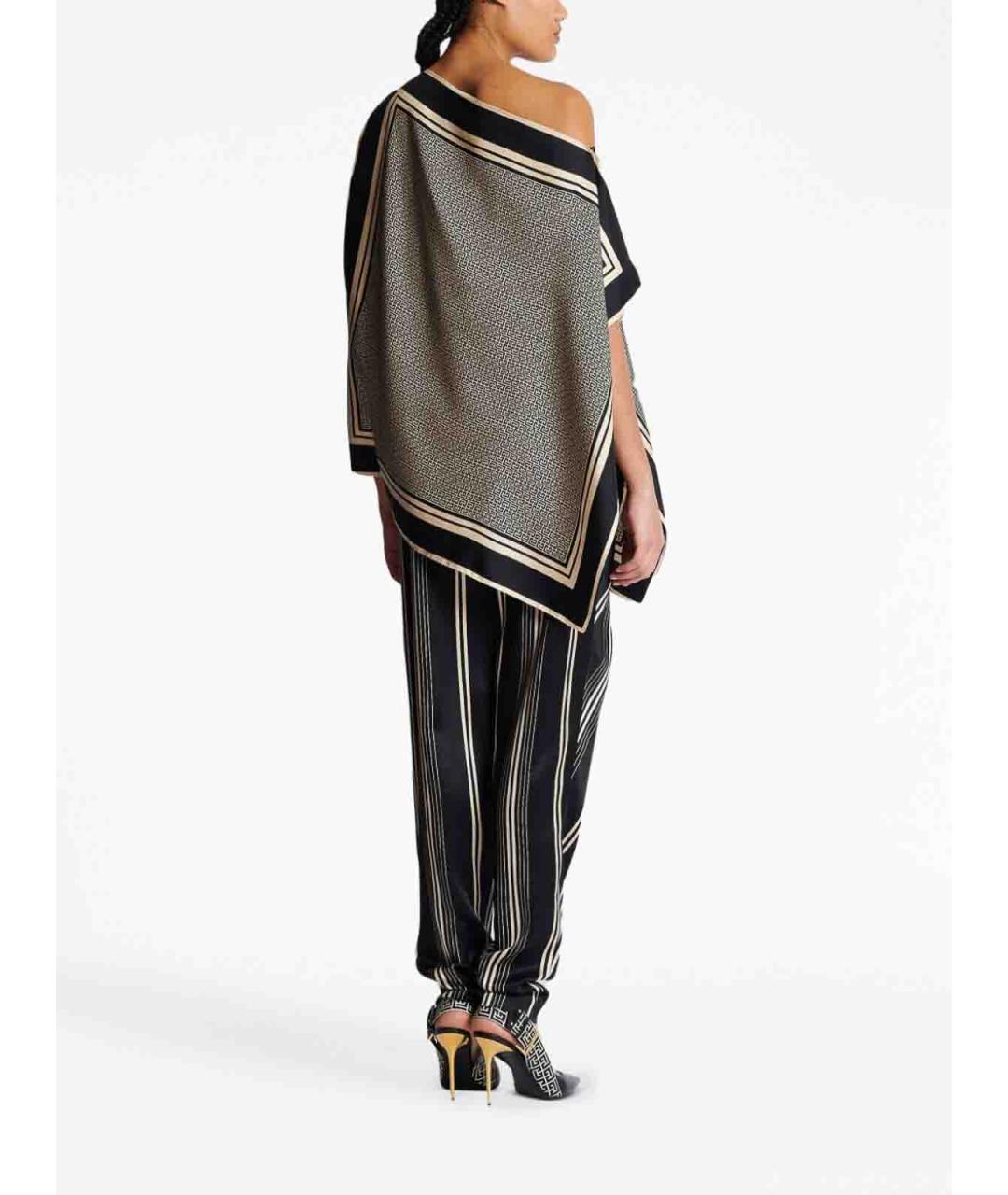 BALMAIN Серая шелковая майка, фото 3