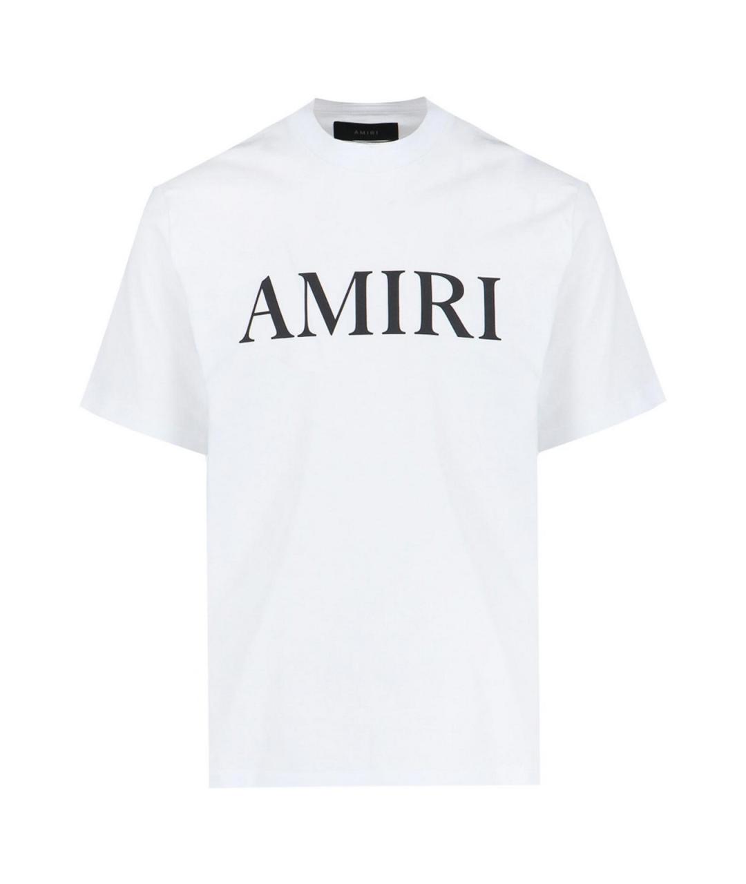 AMIRI Белая хлопковая футболка, фото 1