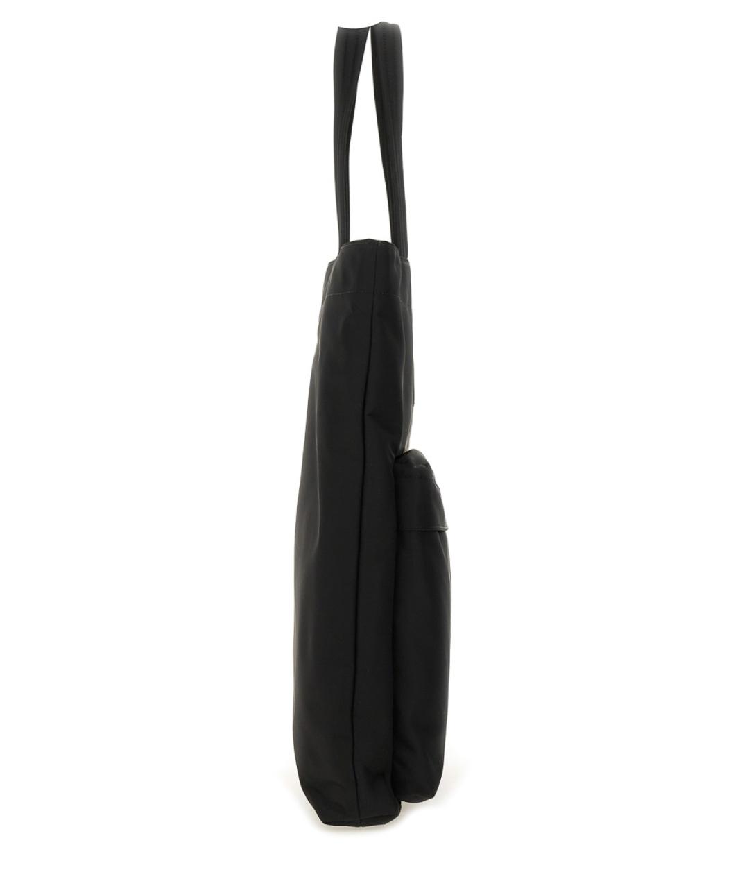 ANYA HINDMARCH Черная тканевая сумка тоут, фото 4