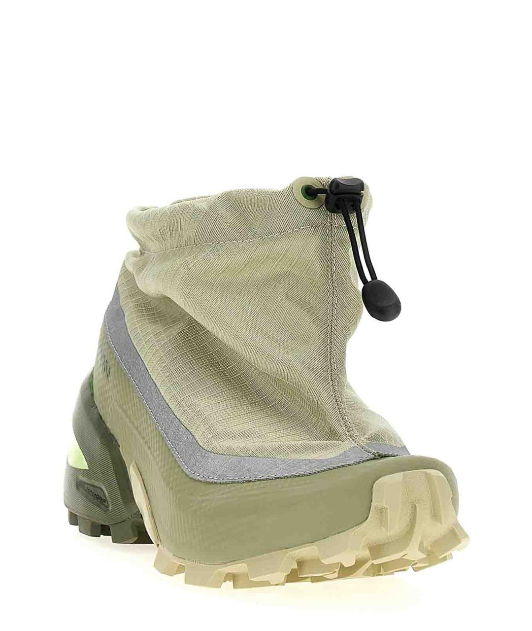 MM6 MAISON MARGIELA Зеленые текстильные кроссовки, фото 2
