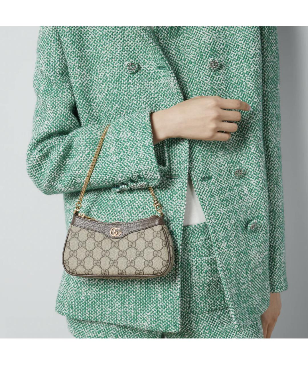 GUCCI Бежевая сумка через плечо, фото 3