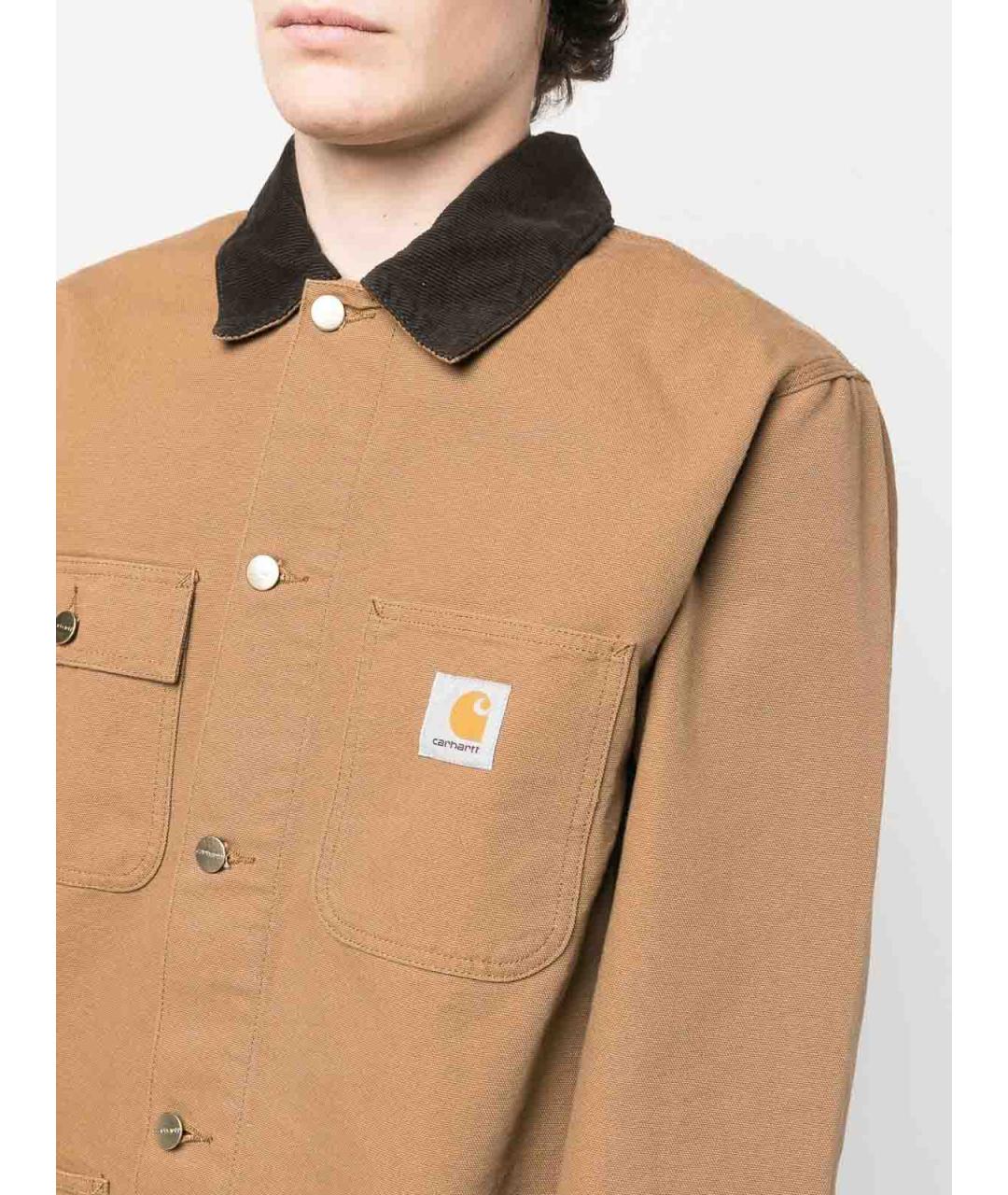 CARHARTT Коричневая хлопковая куртка, фото 5