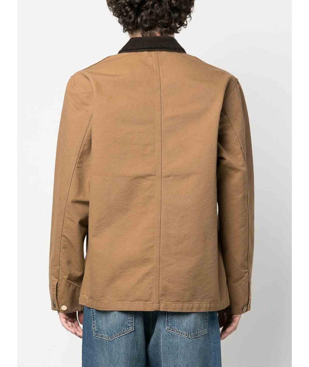 CARHARTT Коричневая хлопковая куртка, фото 2