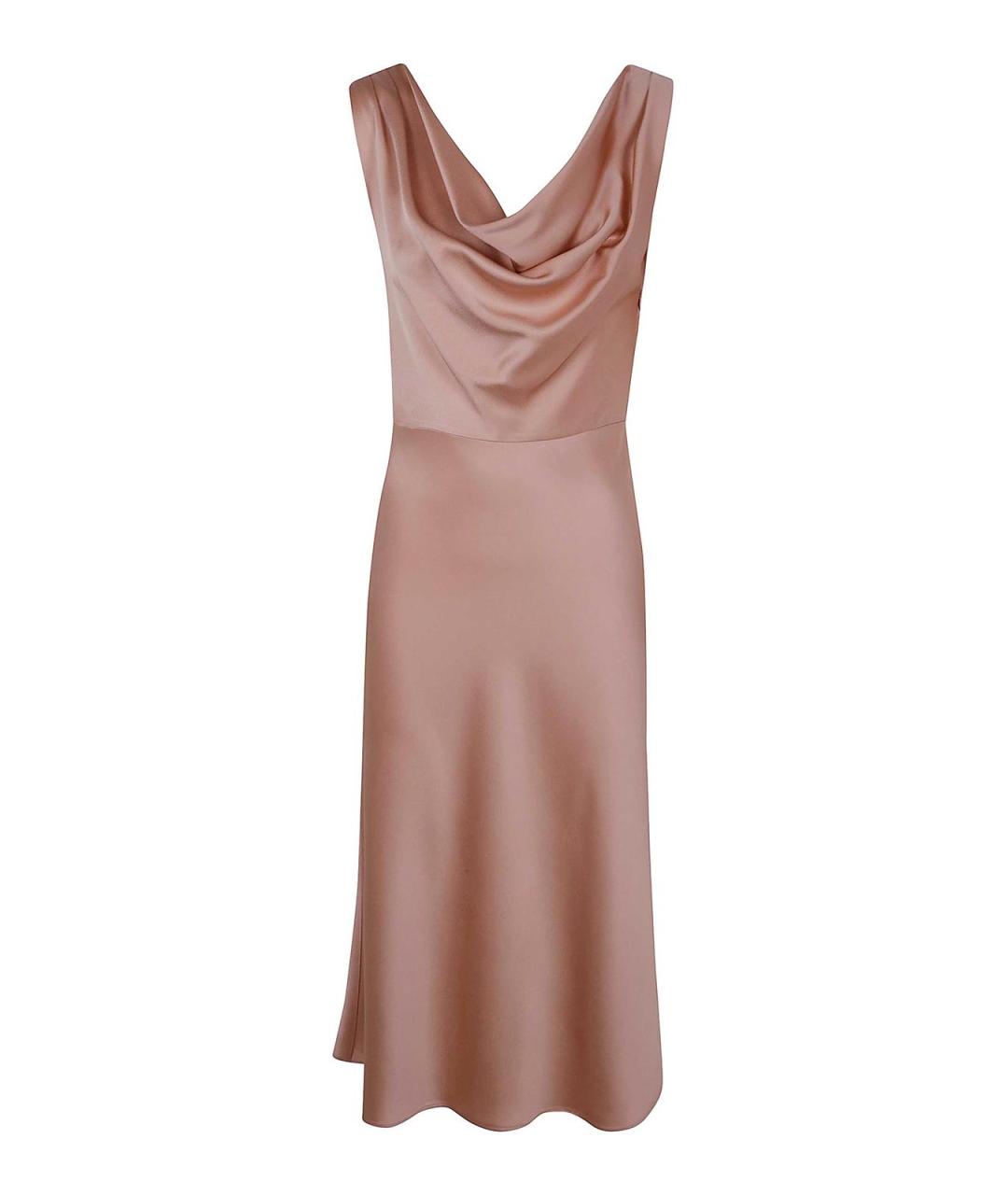 BLUMARINE Розовое вискозное повседневное платье, фото 1