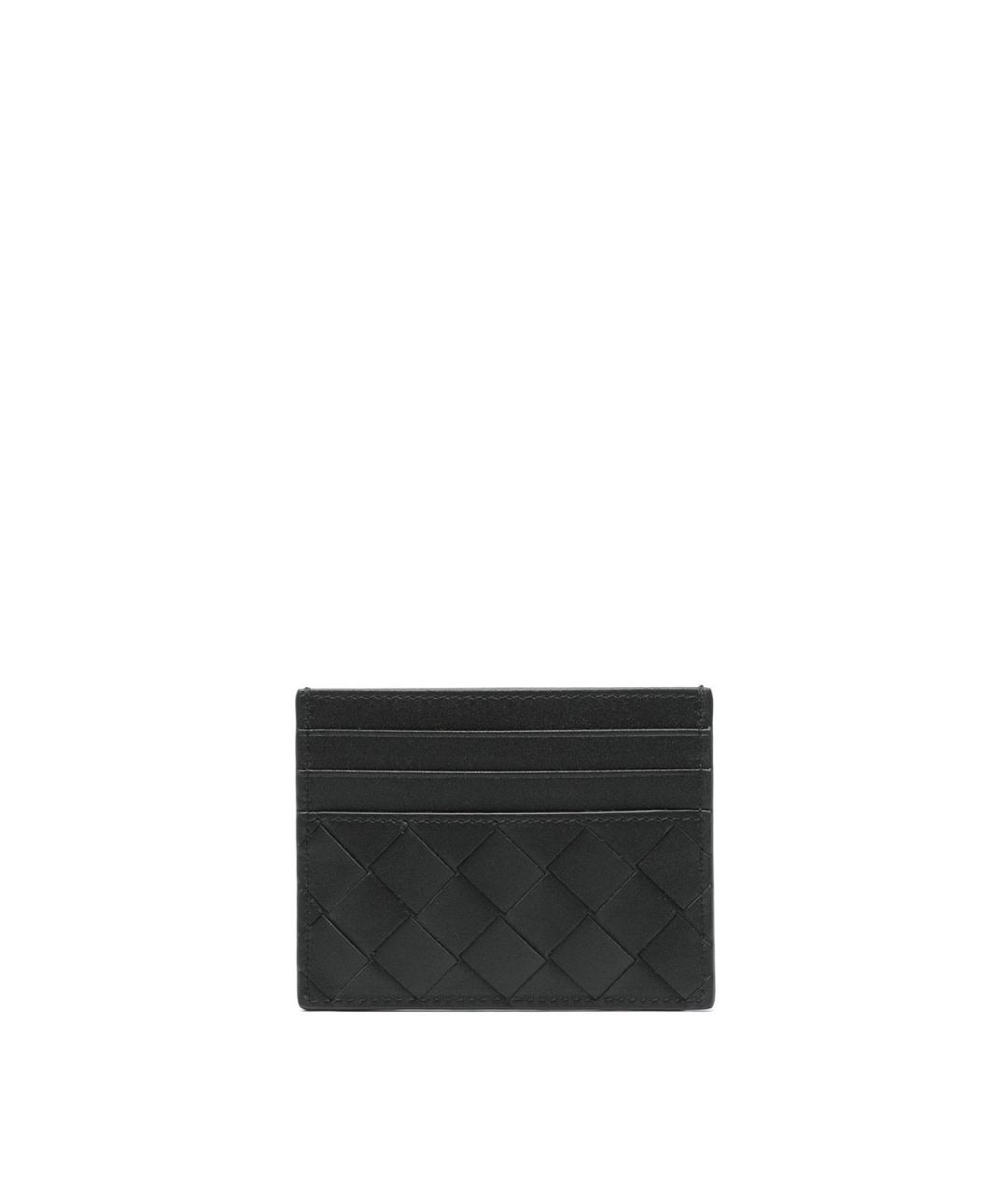 BOTTEGA VENETA Черная кожаная барсетка, фото 1