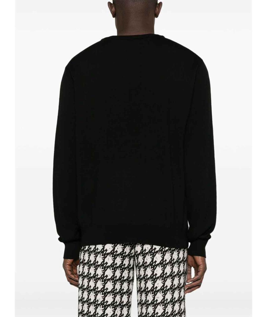 BALMAIN Черный шерстяной джемпер / свитер, фото 2