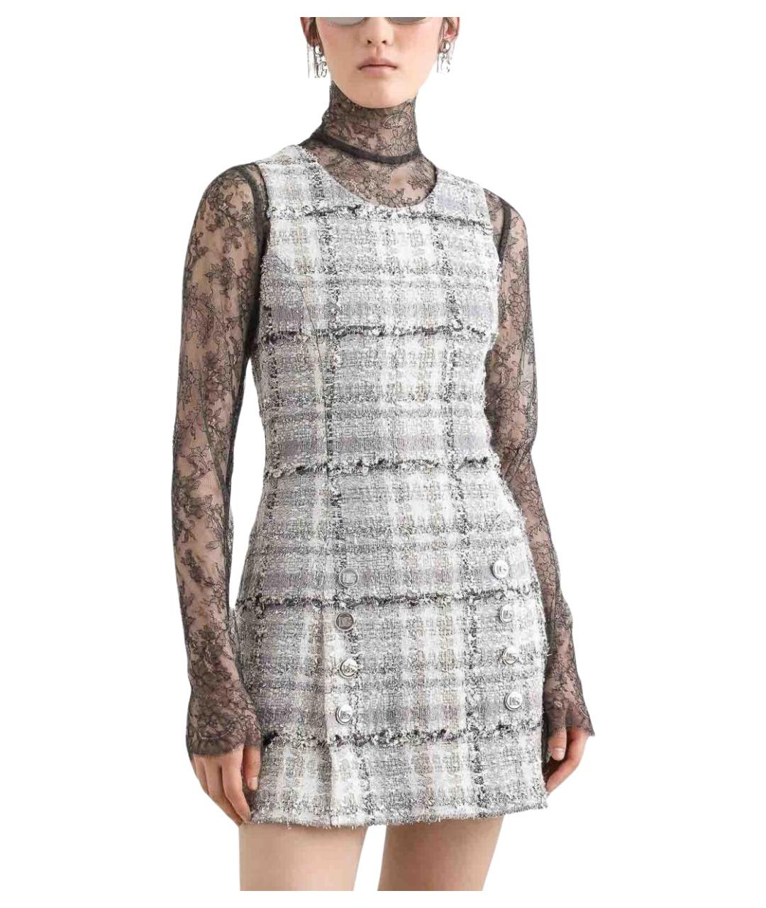 DOLCE&GABBANA Мульти повседневное платье, фото 3