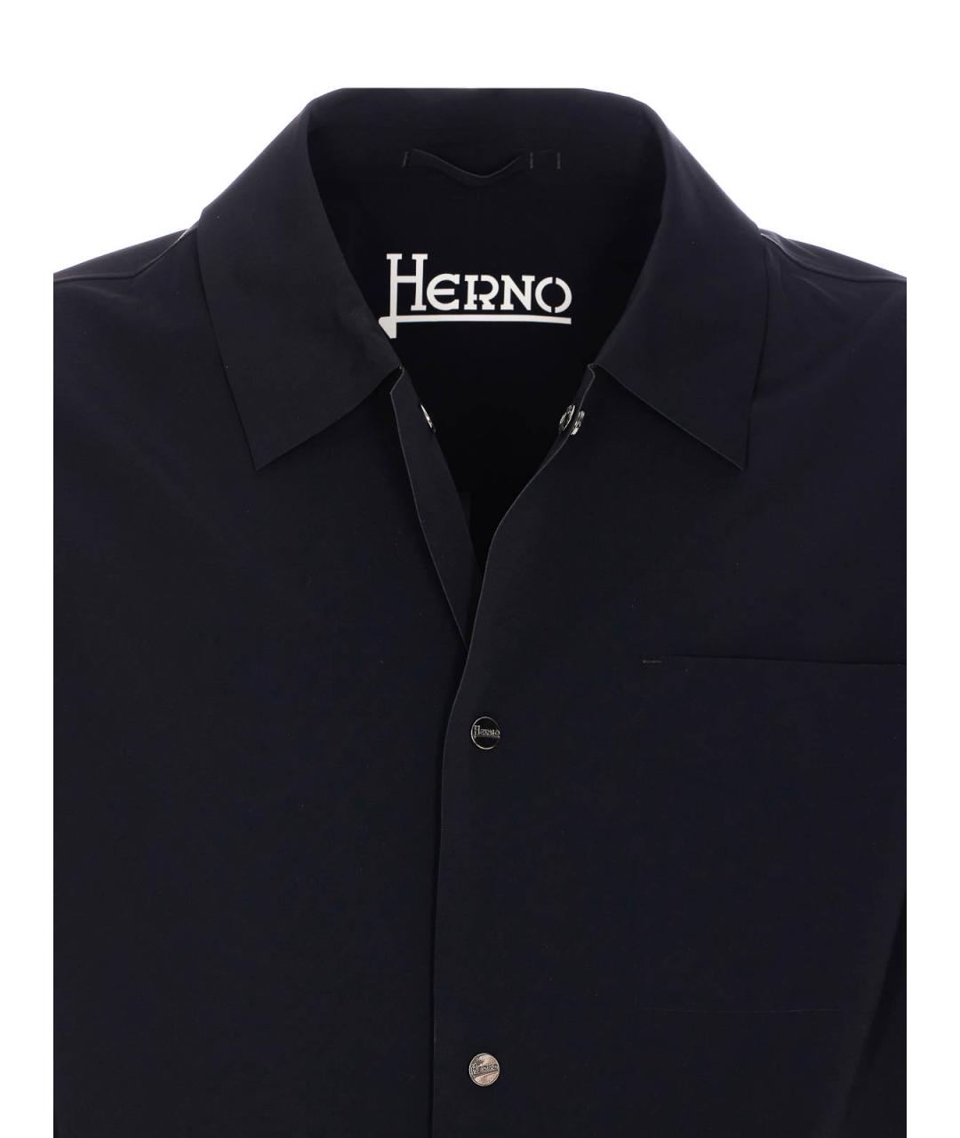 HERNO Черная полиамидовая куртка, фото 4