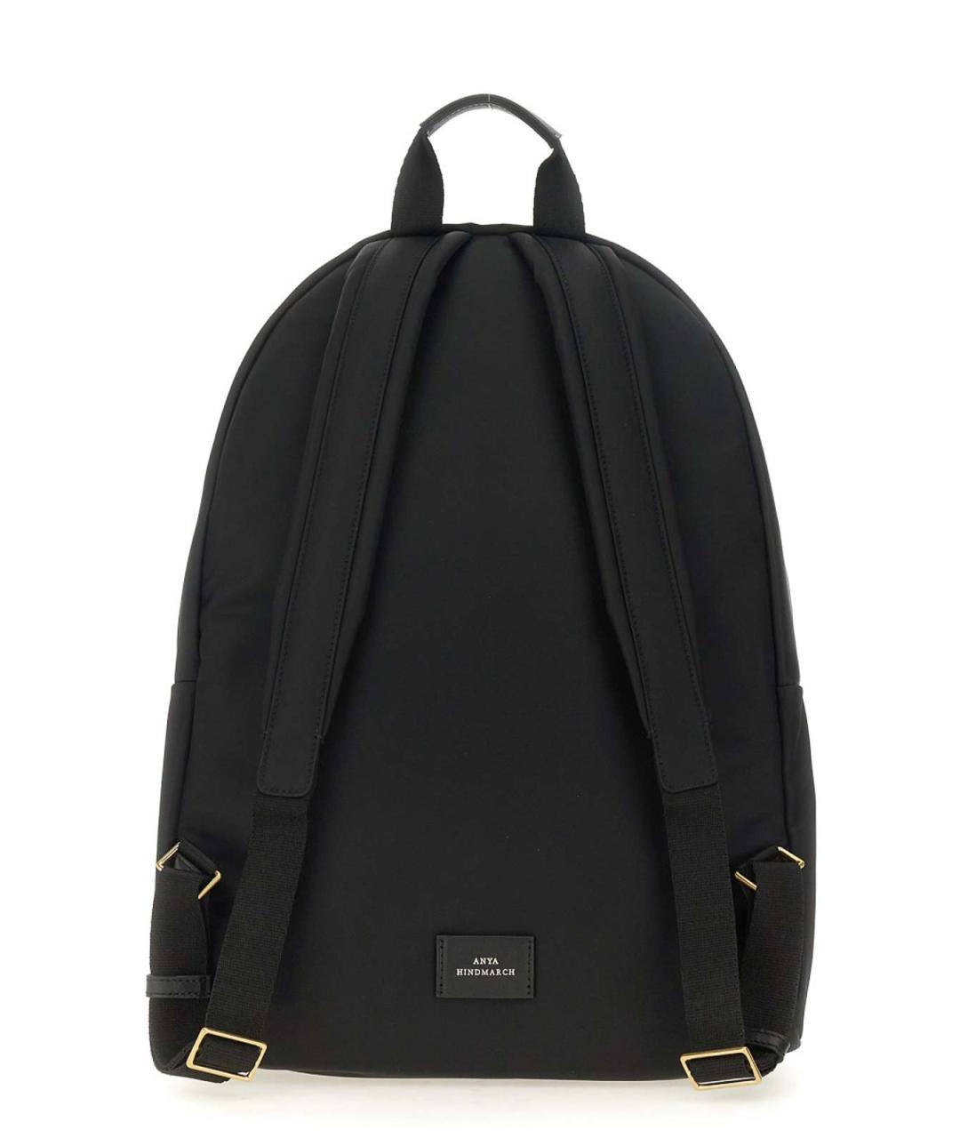 ANYA HINDMARCH Черный тканевый рюкзак, фото 3