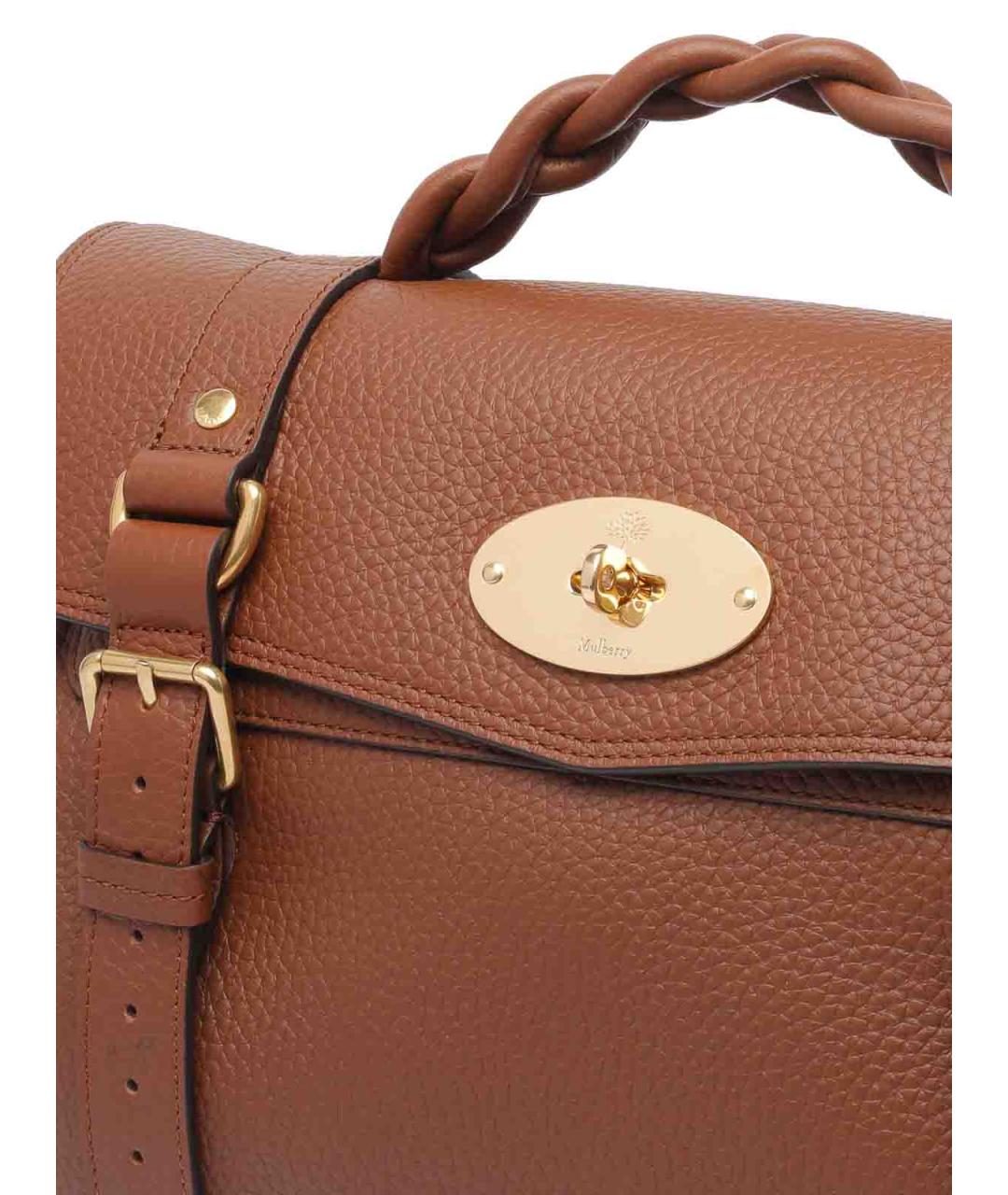 MULBERRY Коричневая кожаная сумка тоут, фото 4