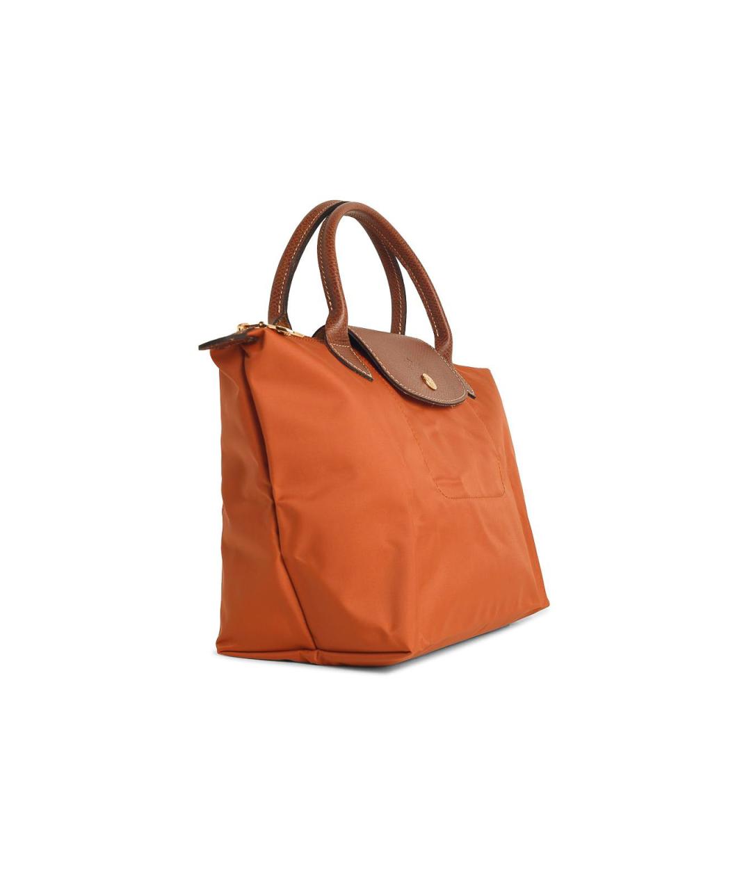 LONGCHAMP Оранжевая тканевая сумка тоут, фото 2