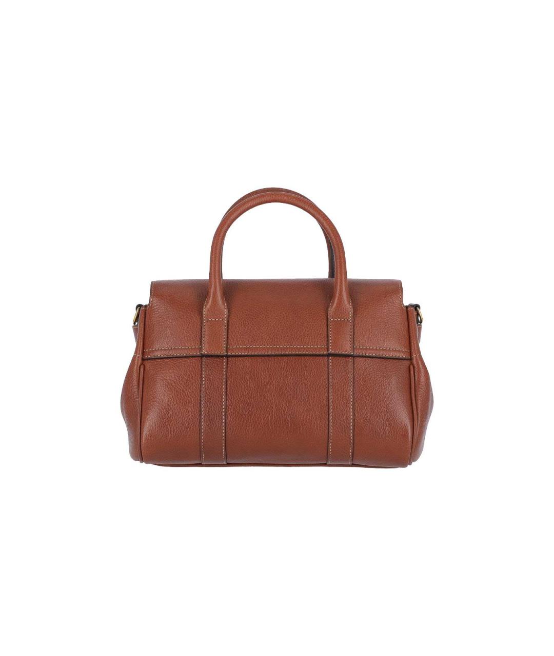 MULBERRY Коричневая кожаная сумка тоут, фото 3