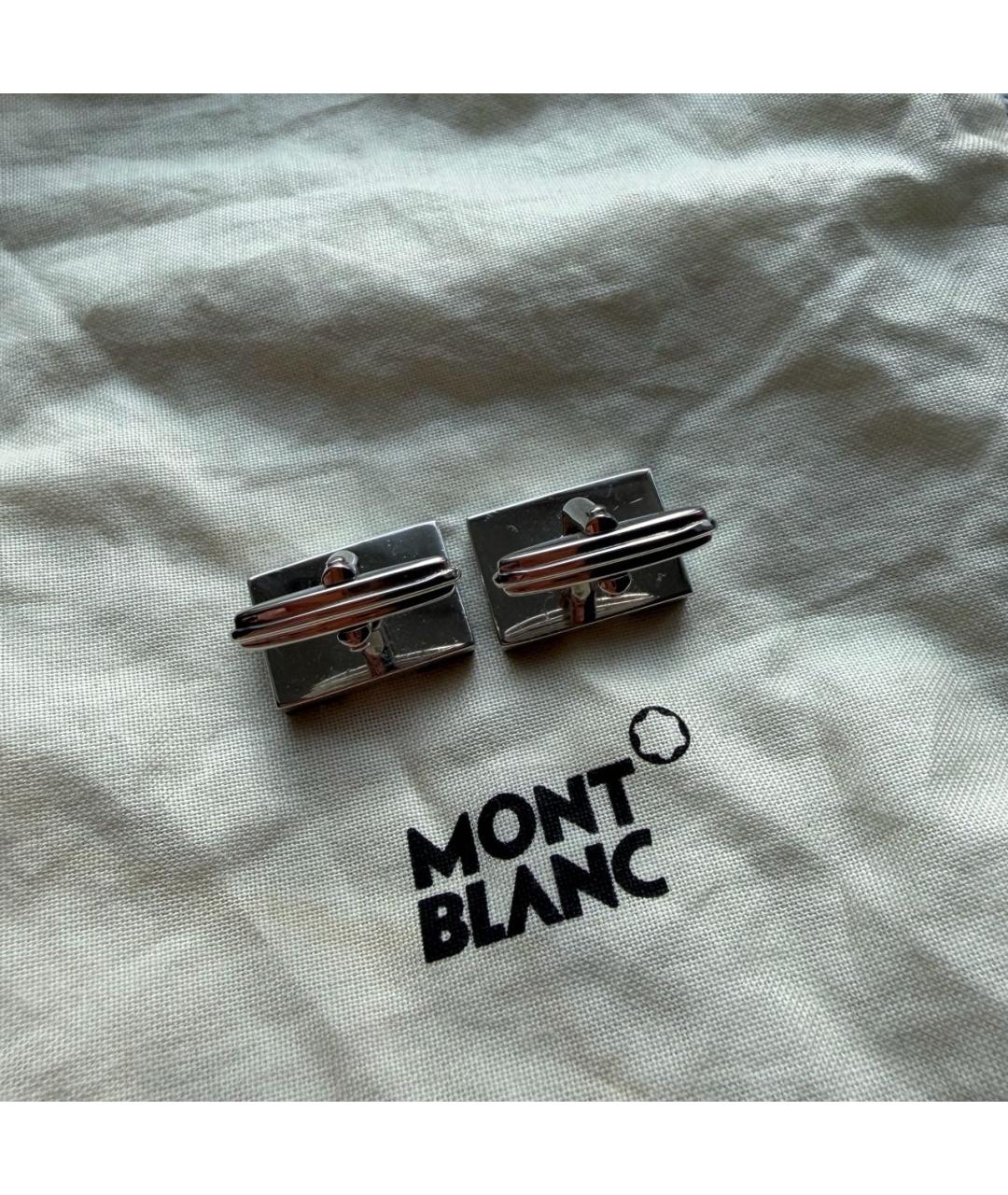 MONTBLANC Серебряные запонки, фото 5