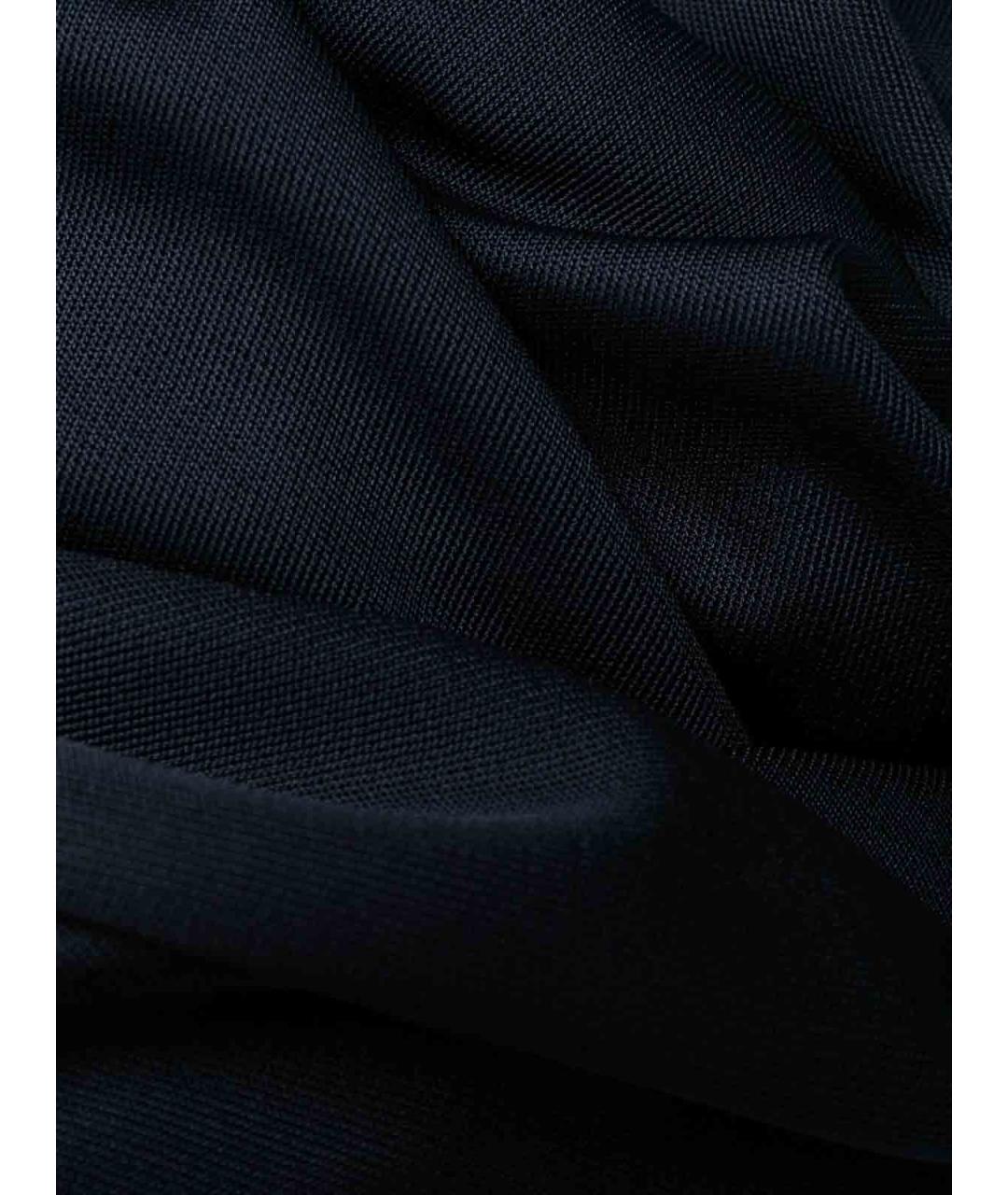 SAINT LAURENT Темно-синее вискозное вечернее платье, фото 6