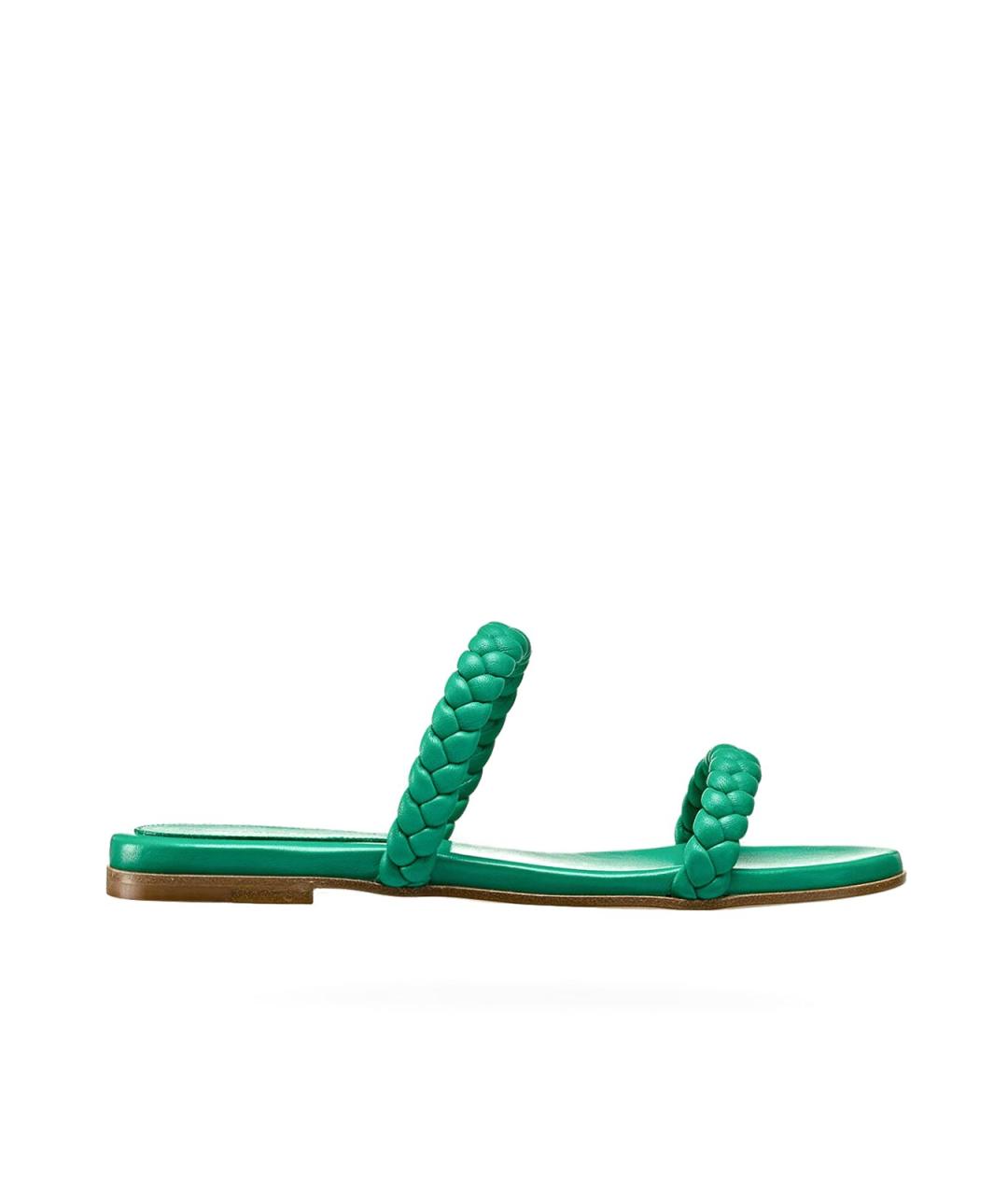 GIANVITO ROSSI Розовые кожаные мюли, фото 1