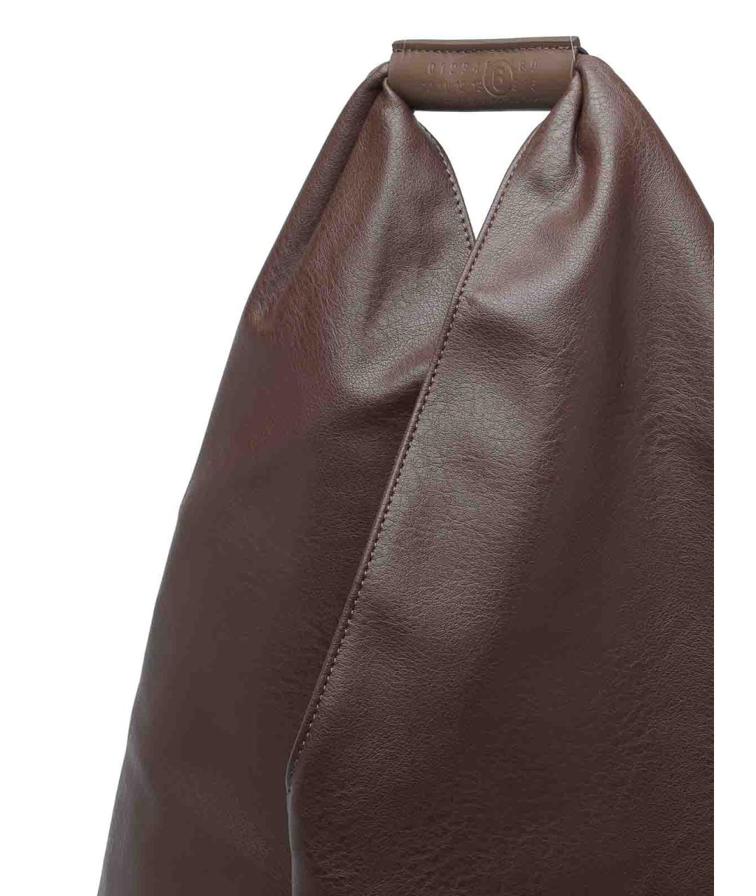 MM6 MAISON MARGIELA Коричневая сумка через плечо из искусственной кожи, фото 4
