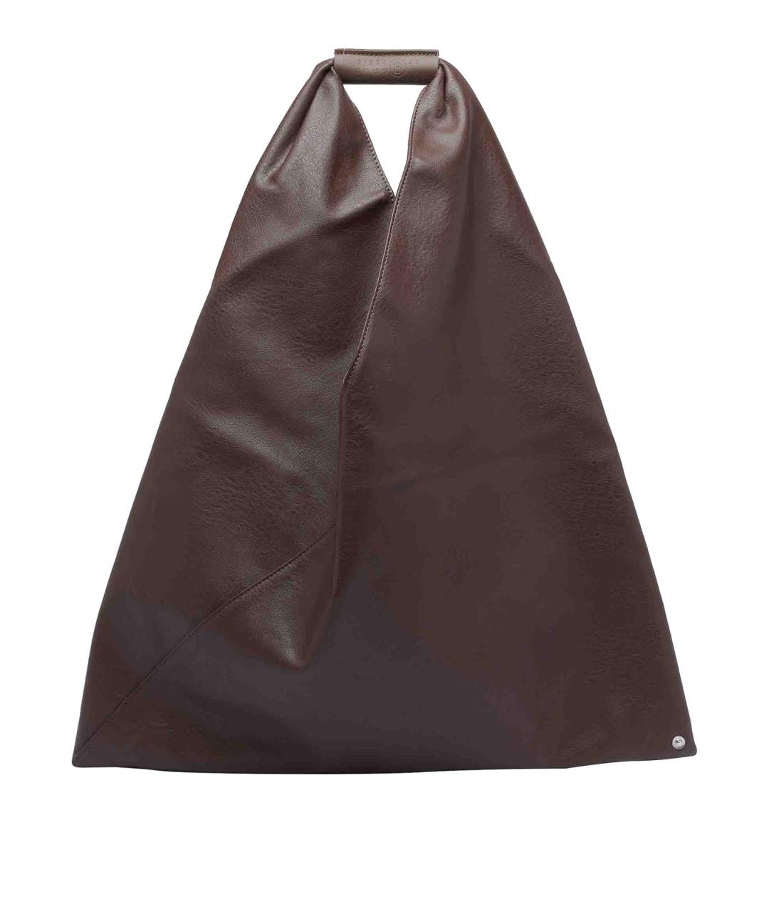 MM6 MAISON MARGIELA Коричневая сумка через плечо из искусственной кожи, фото 1