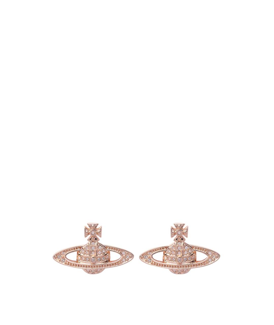 VIVIENNE WESTWOOD Розовые латунные серьги, фото 1