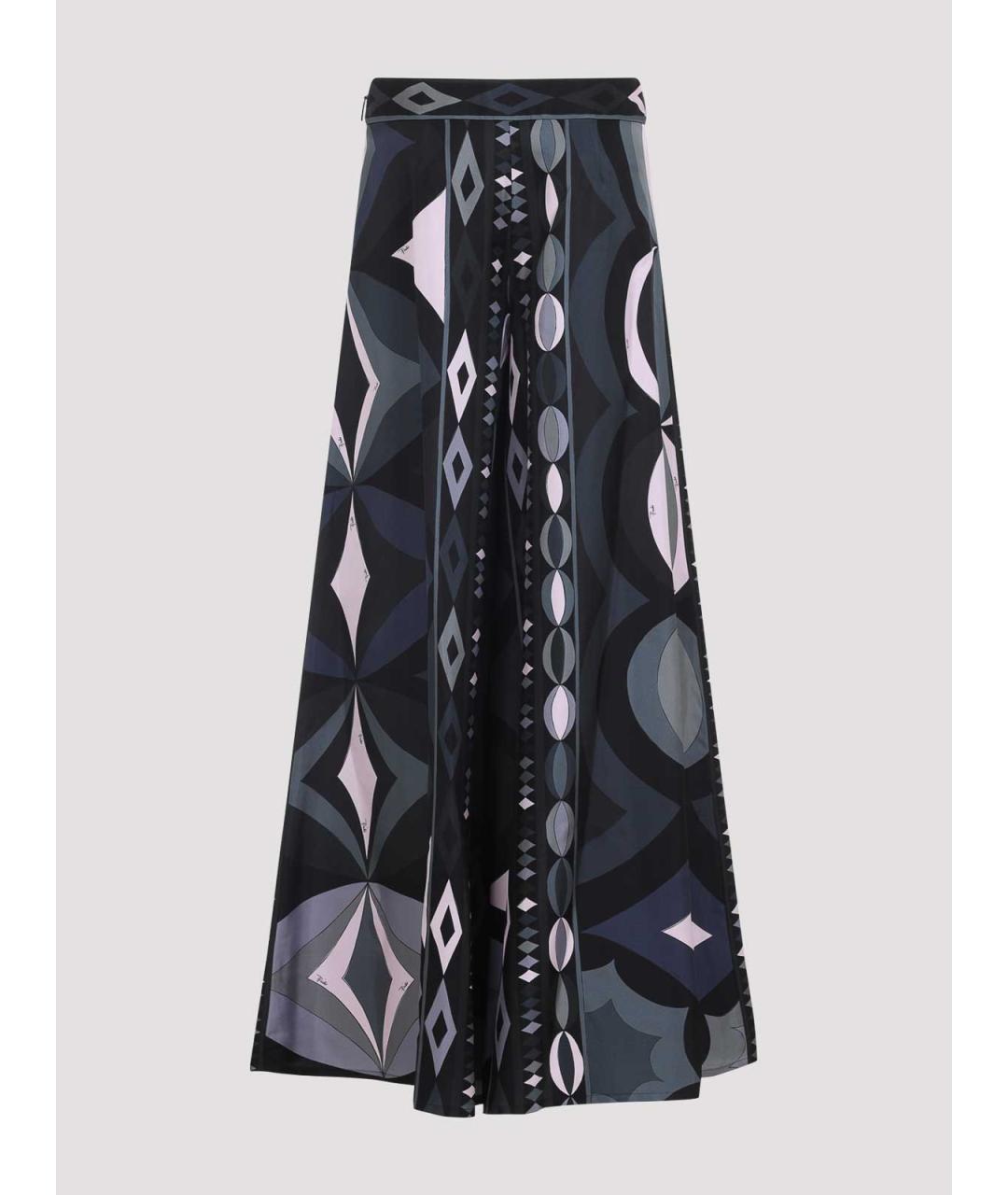 EMILIO PUCCI Мульти шелковые брюки широкие, фото 2