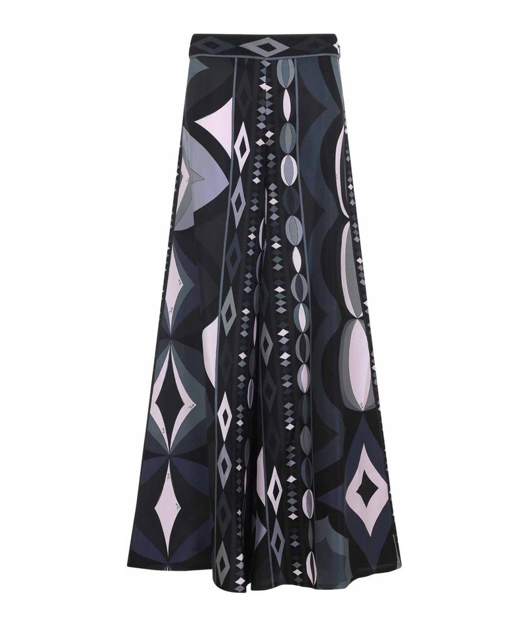 EMILIO PUCCI Мульти шелковые брюки широкие, фото 1