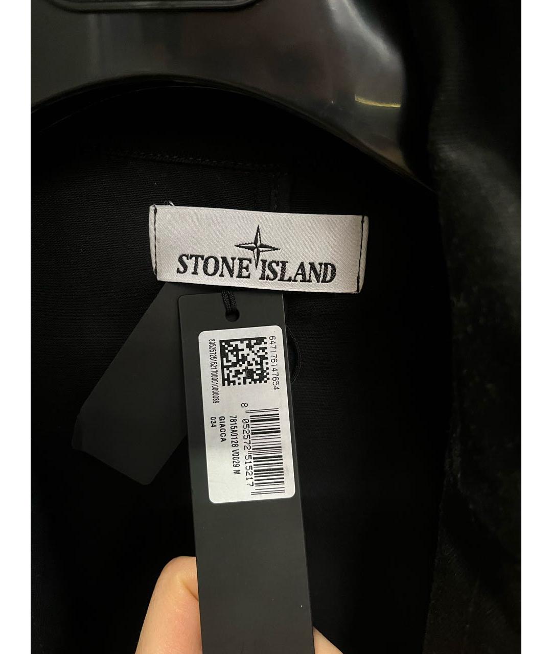 STONE ISLAND Черная куртка, фото 3