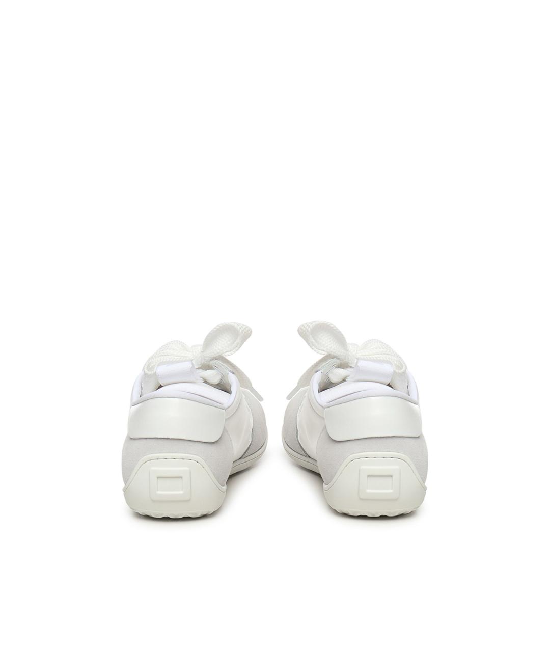 ROGER VIVIER Белые замшевые кроссовки, фото 3
