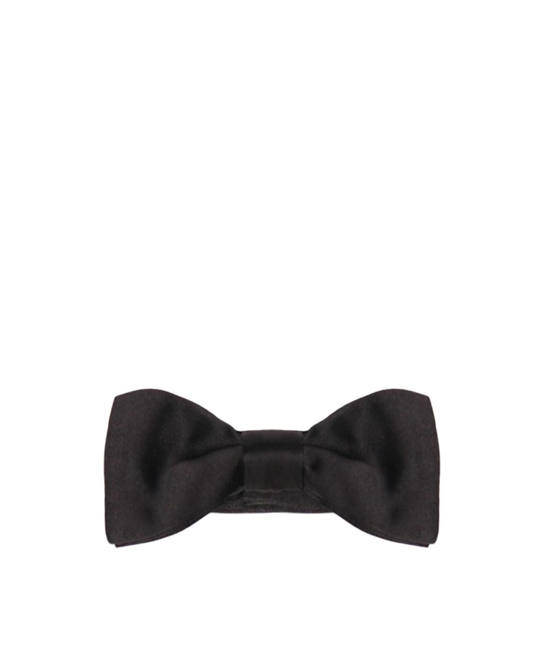 DOLCE&GABBANA Черный шелковый галстук, фото 1