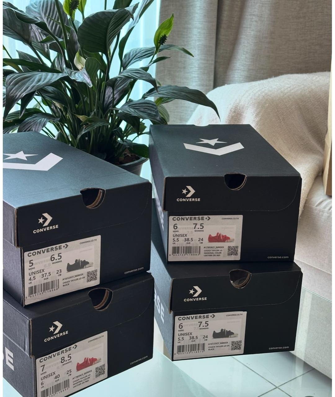 CONVERSE Черные замшевые кеды, фото 5