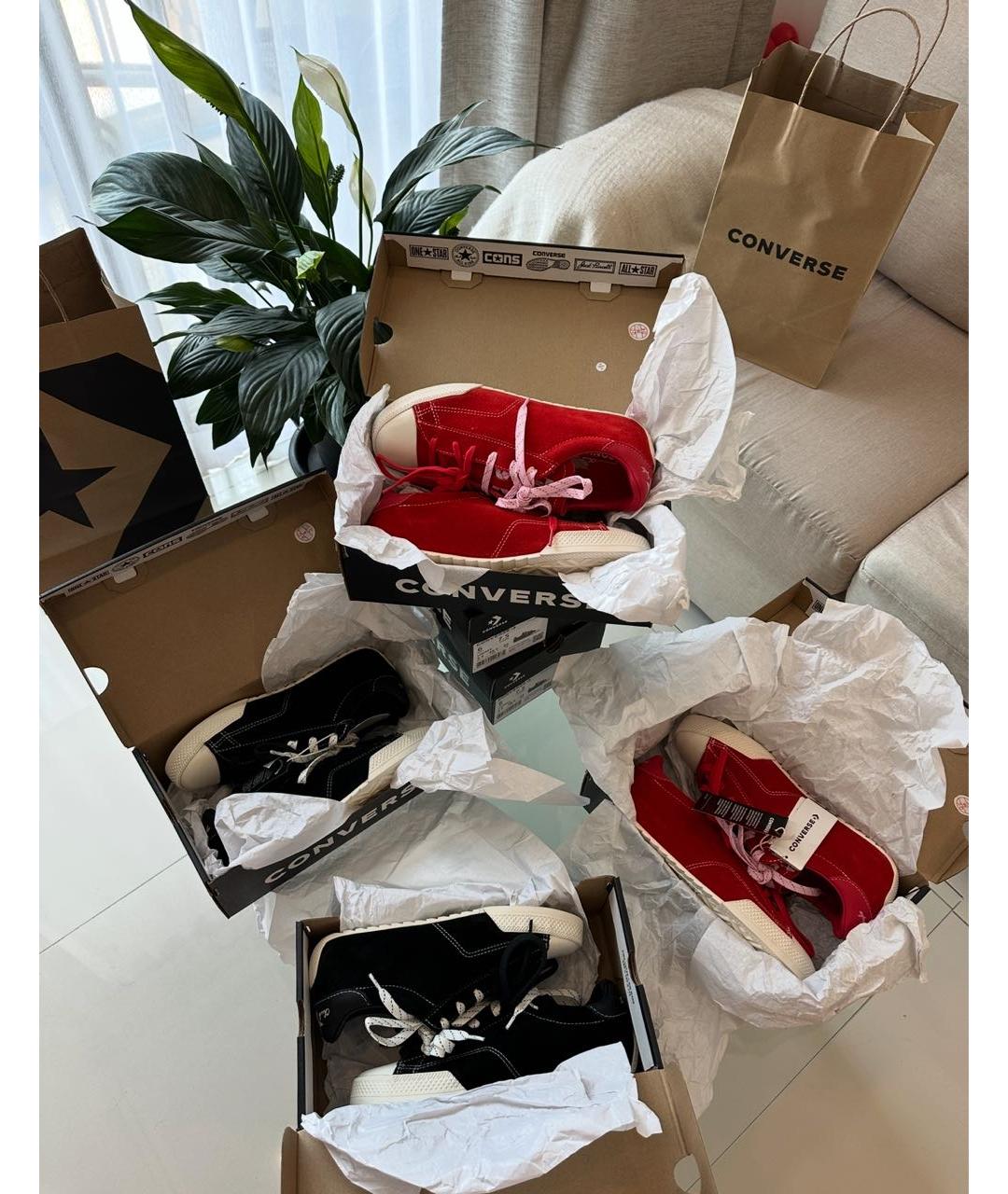 CONVERSE Черные замшевые кеды, фото 6