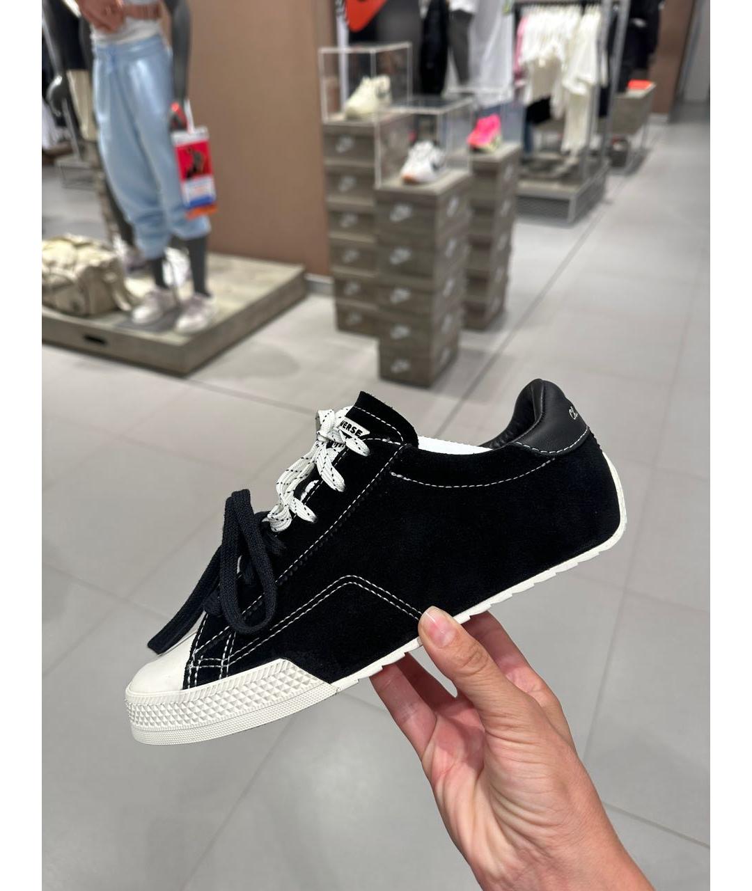 CONVERSE Черные замшевые кеды, фото 2