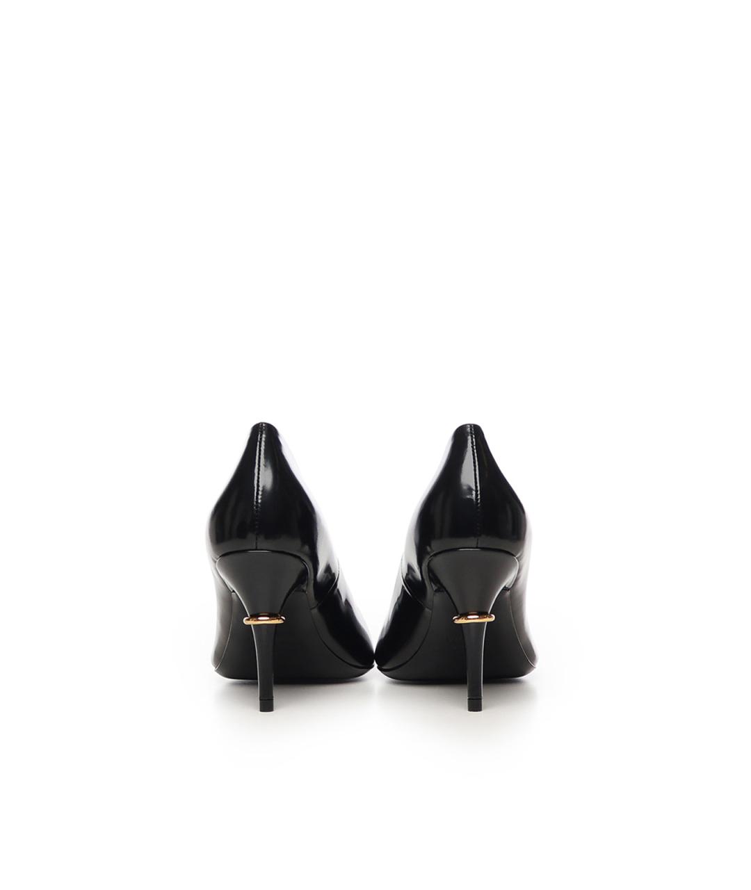 BALENCIAGA Черные кожаные туфли, фото 3
