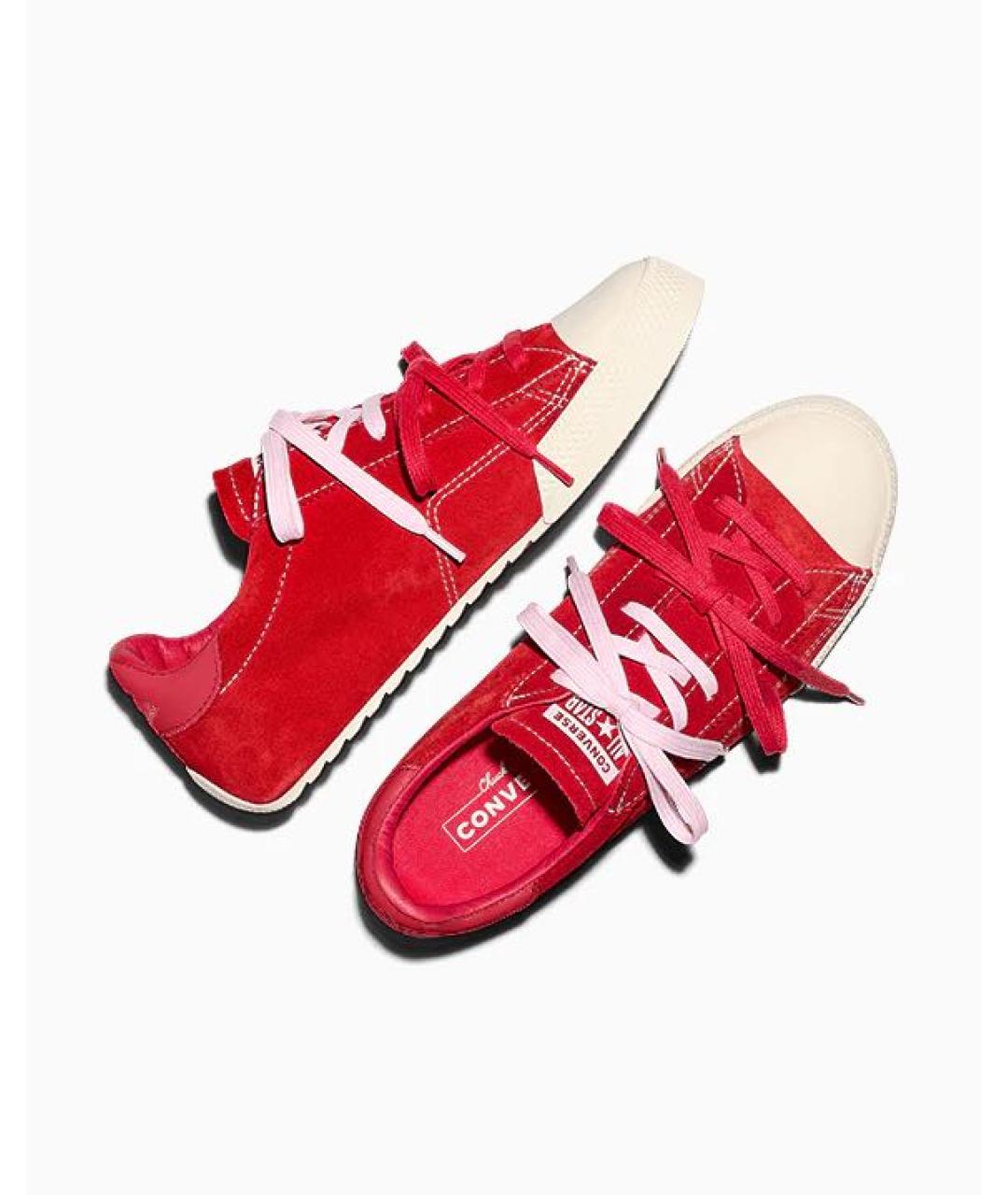 CONVERSE Красные замшевые кеды, фото 2
