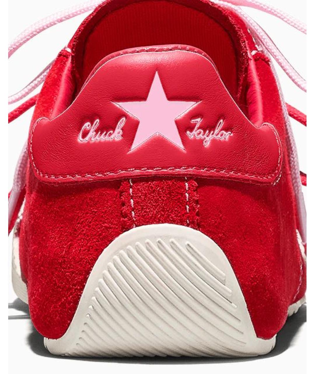CONVERSE Красные замшевые кеды, фото 4
