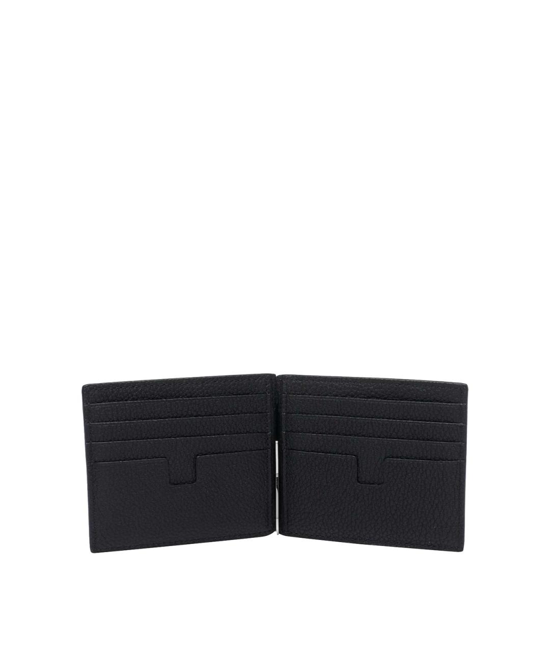 TOM FORD Черный кожаный кошелек, фото 2