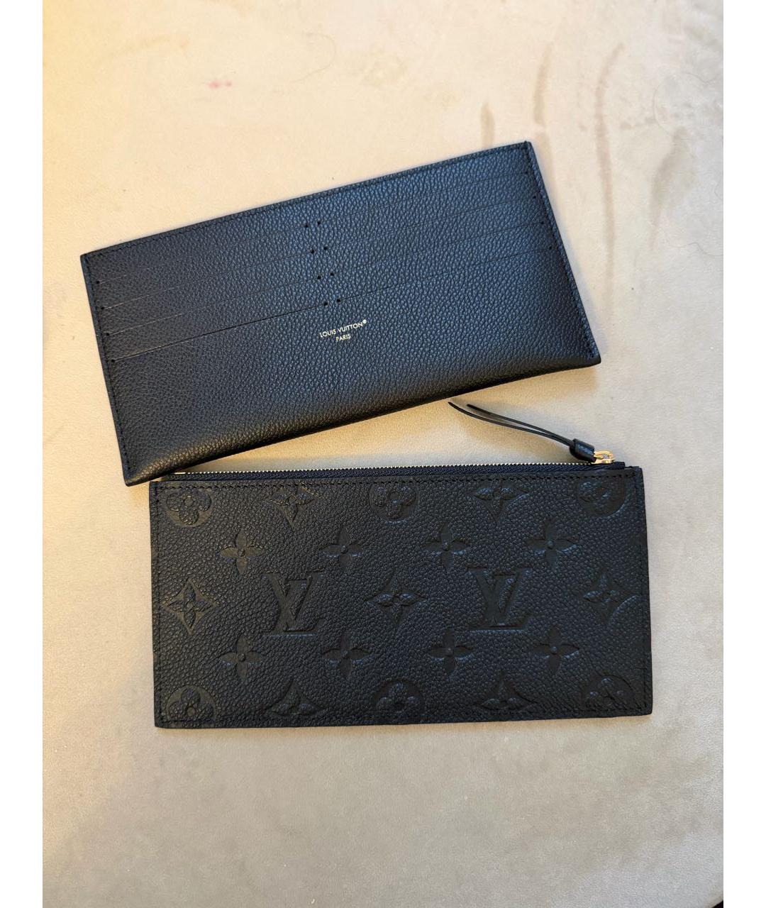 LOUIS VUITTON Черная кожаная сумка через плечо, фото 9