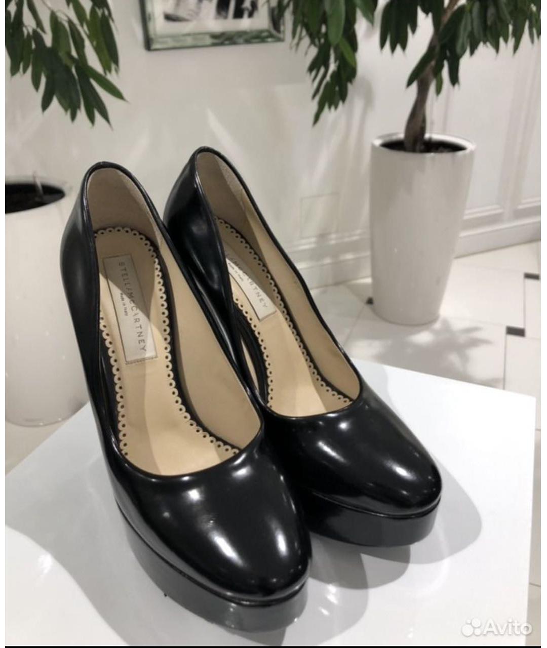 STELLA MCCARTNEY Черные кожаные туфли, фото 3