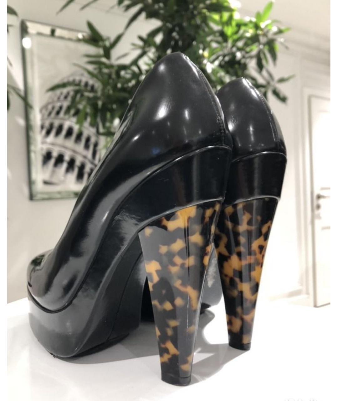 STELLA MCCARTNEY Черные кожаные туфли, фото 4