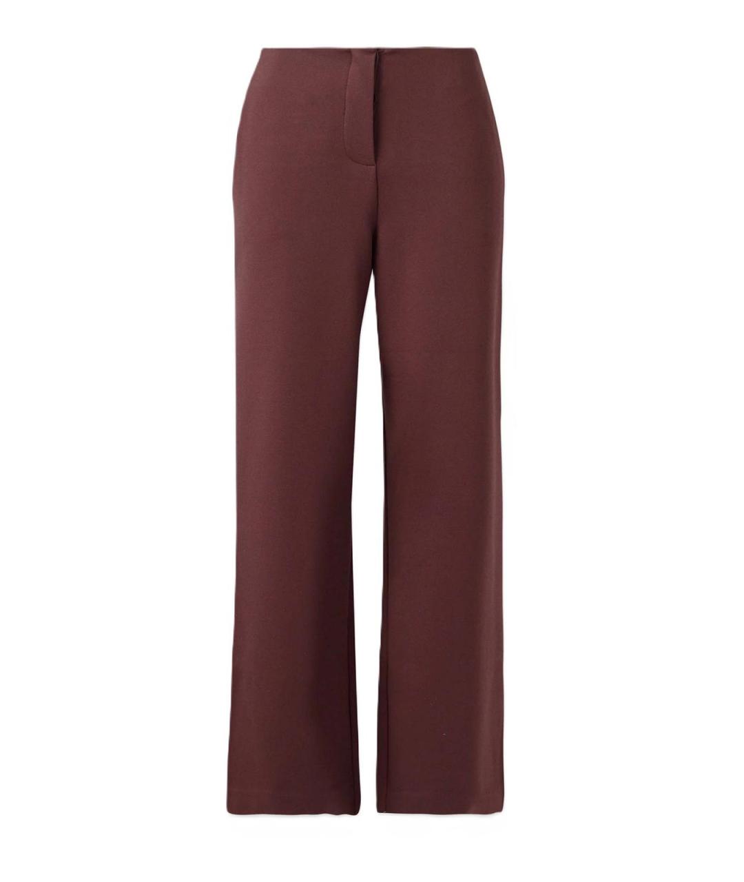 MAX MARA Бордовые брюки широкие, фото 1