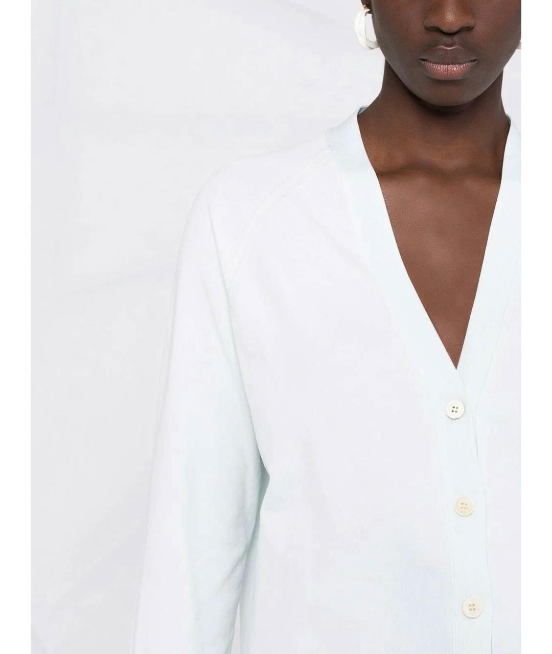 JIL SANDER Синий полиамидовый кардиган, фото 2