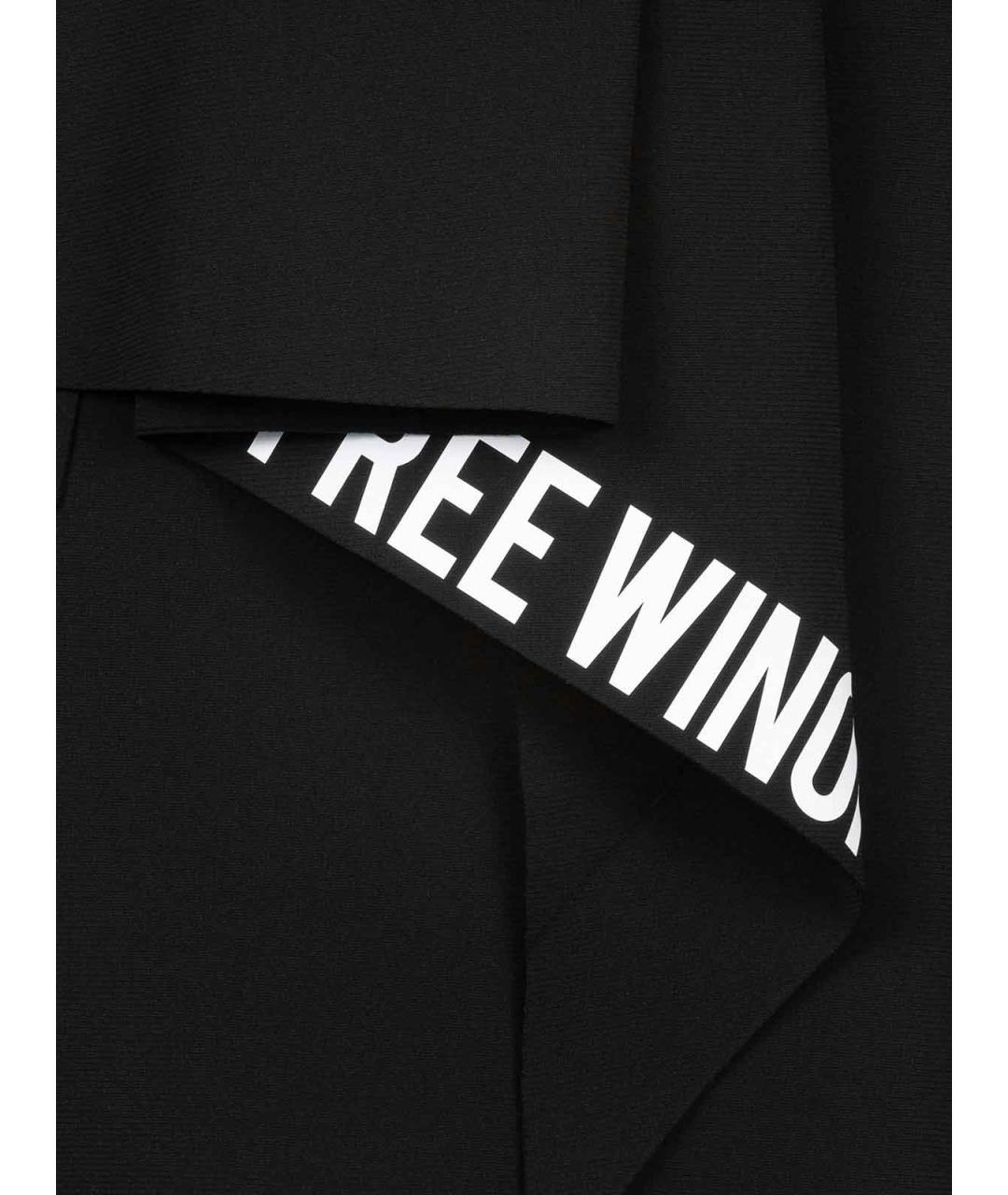 OFF-WHITE Черная полиамидовая юбка мини, фото 4